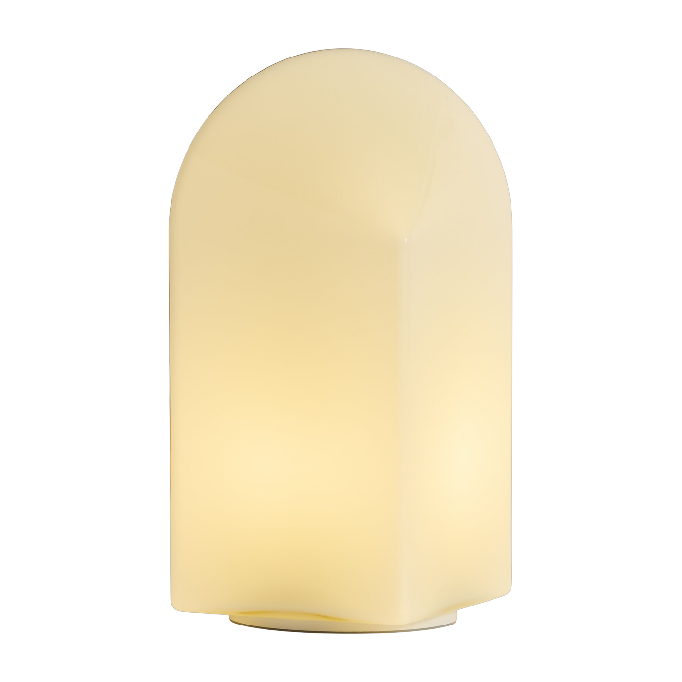 Portable beige glass lamp 11x24cm Parade - Hay