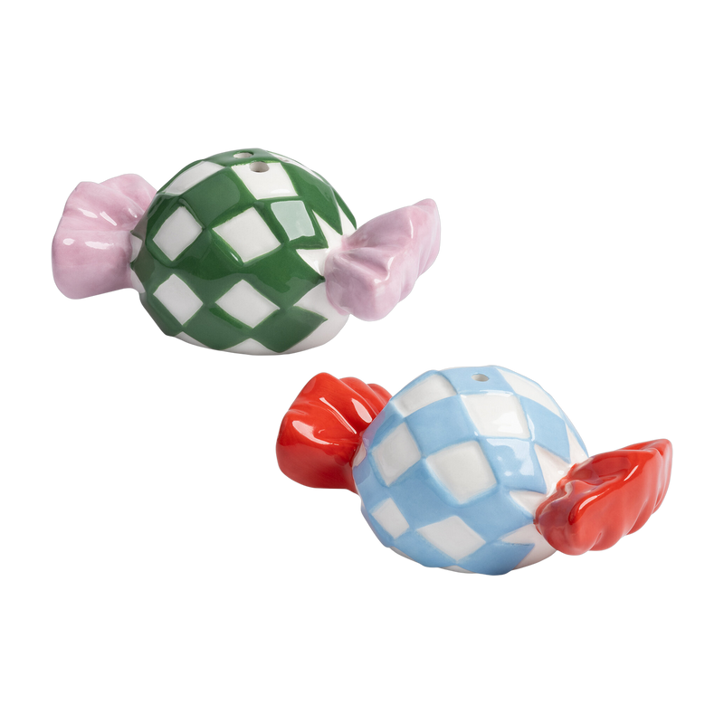 Salero y pimentero de dolomita Candy 7, 5x4, 5x4cm - &Klevering
