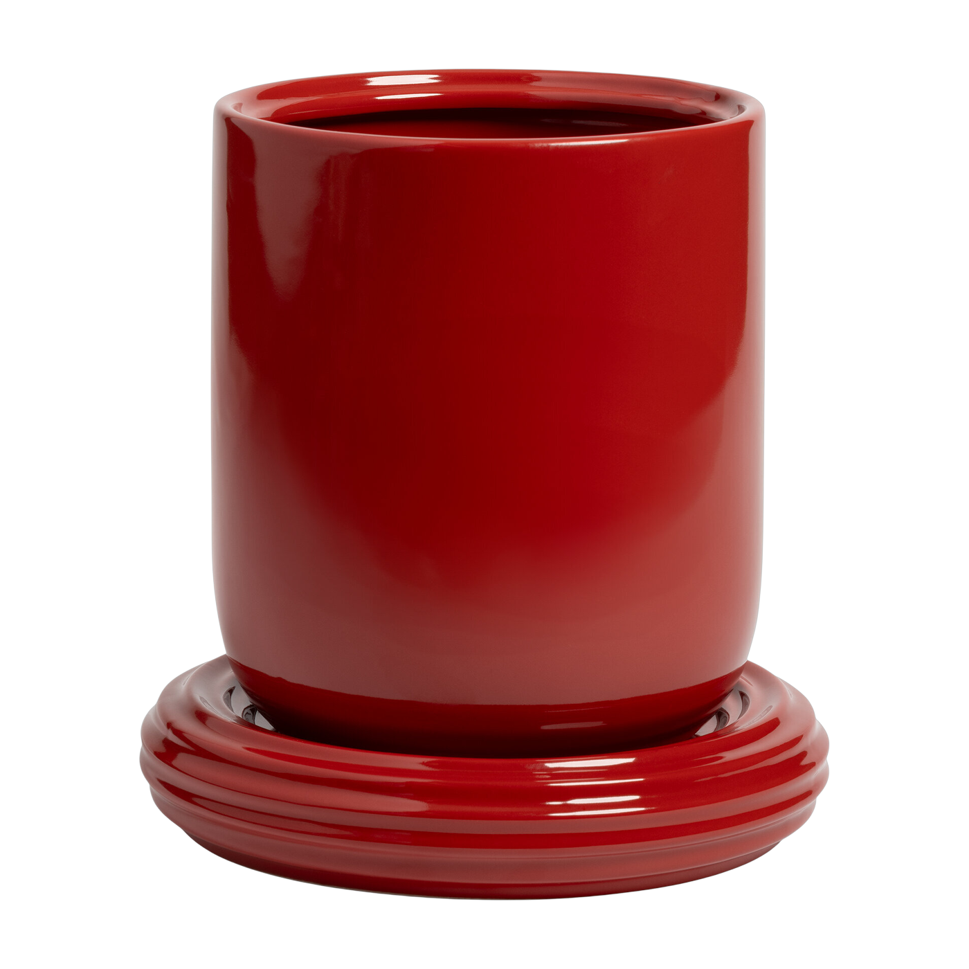 Blumentopf aus Steingut burgundy 21x19, 5cm Churros - &Klevering