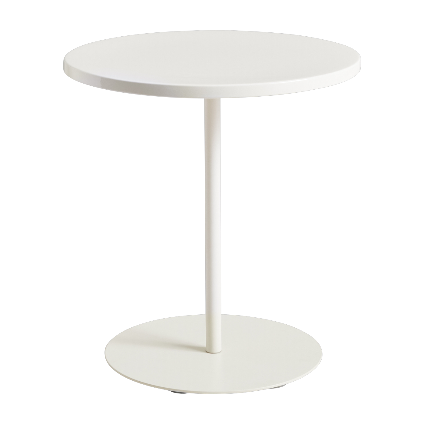 White ceramic side table 45x49cm Pryo - Hay