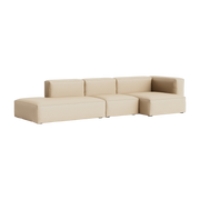 3-seater fabric sofa Hallingdal 220 Mags Soft combination 4 right - Hay