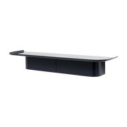 Midnight blue aluminum wall shelf L Korpus Display model - HAY