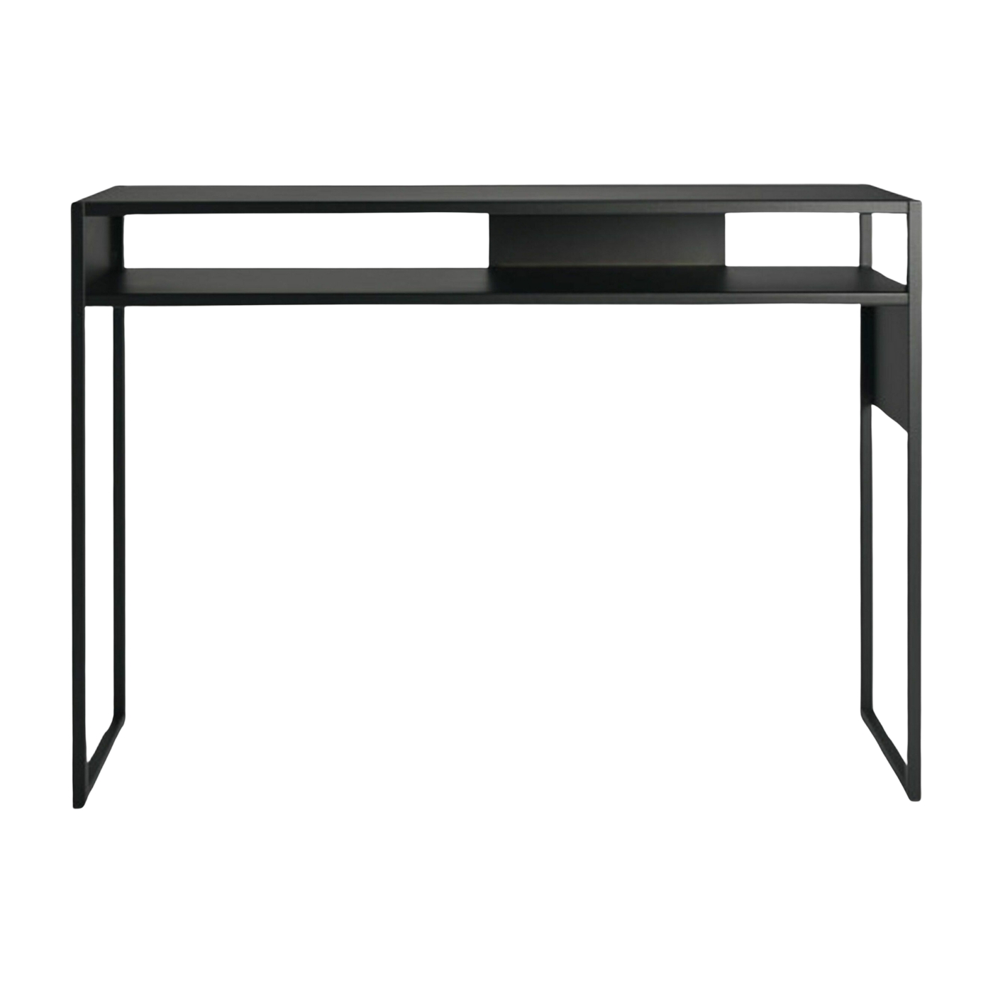 Arlequin Consola de metal negro de 120 cm Modelo Exhibition - Resistub