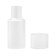 Caraffa e vetro trasparente smerigliato Ripple - Ferm Living