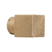 Gancio quadrato in ottone massiccio 2, 5 cm - Ferm Living