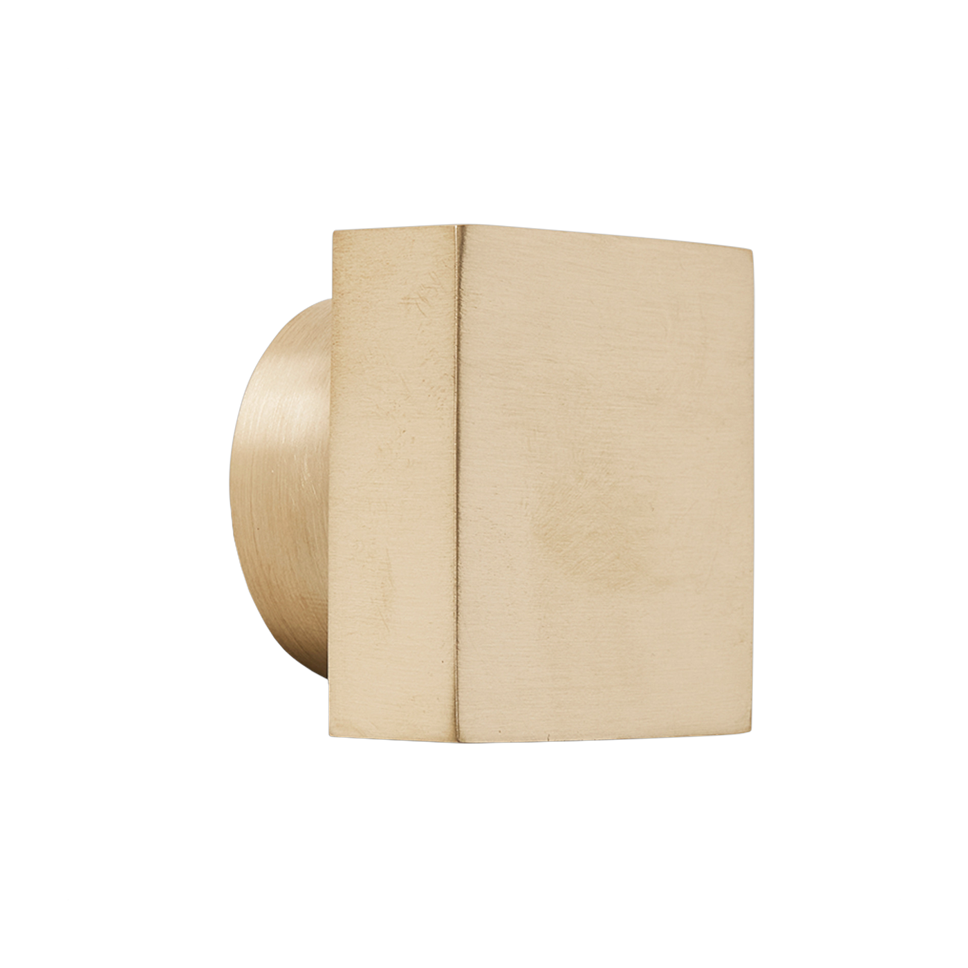 mat Gancio quadrato in ottone massiccio lucidato 4, 5 cm Ferm Living