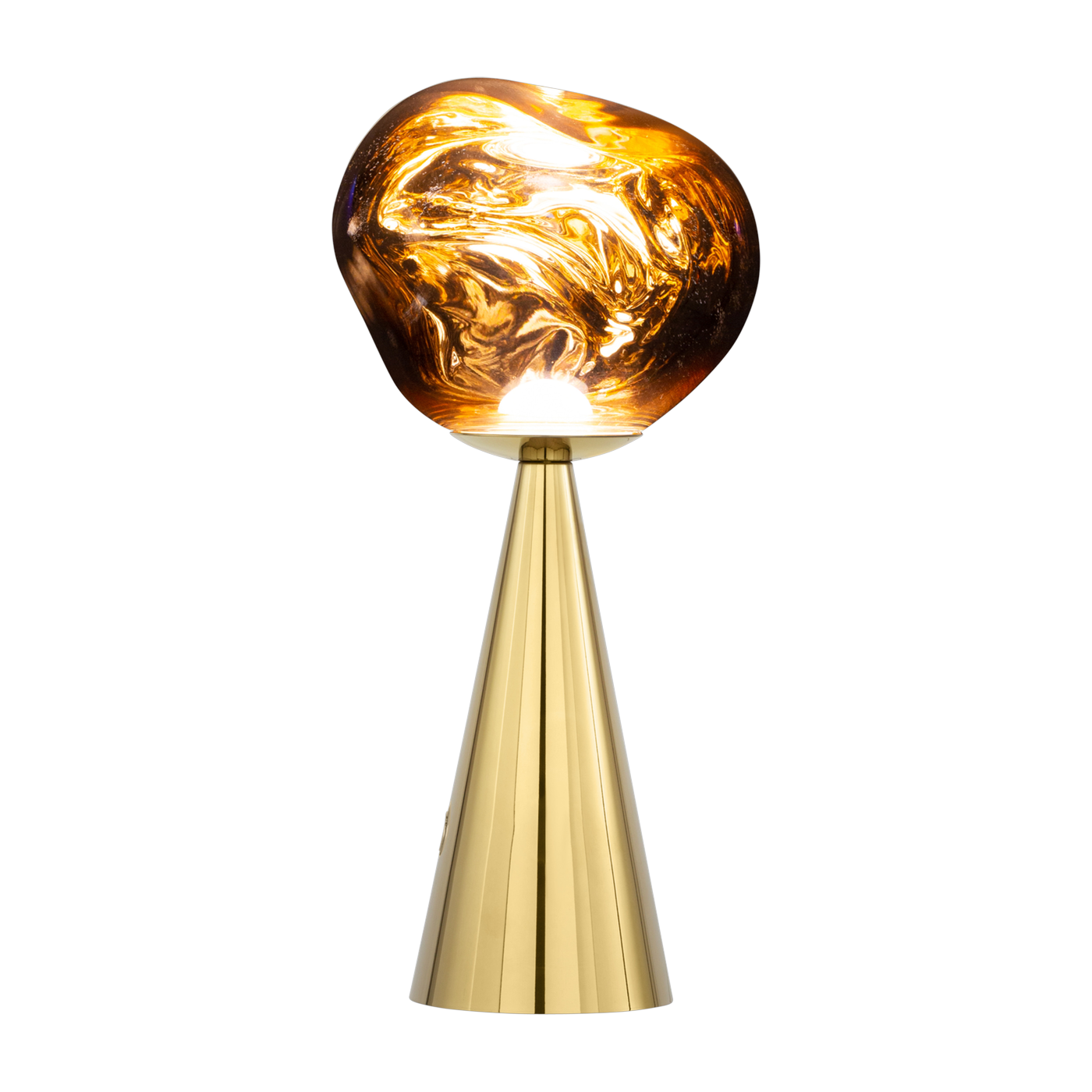 Portable gold abs lamp 28cm Melt - Tom Dixon