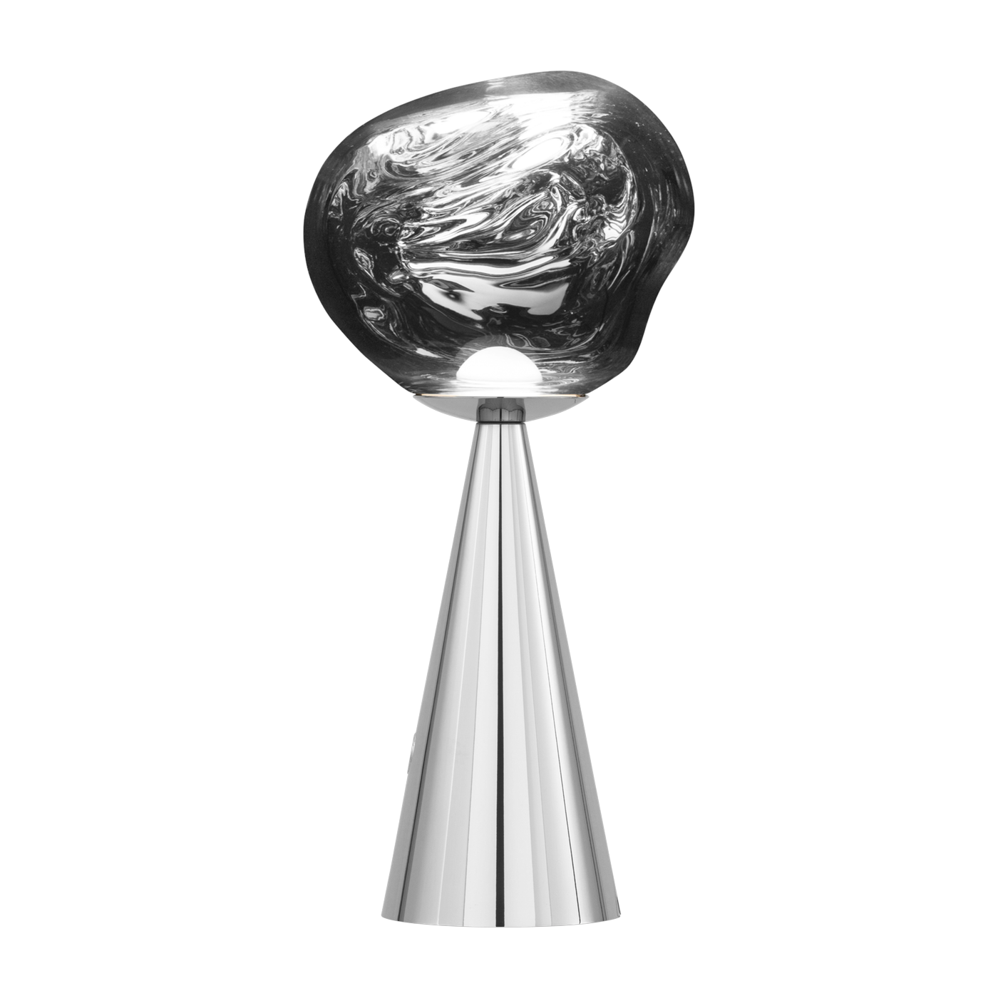 Portable silver abs lamp 28cm Melt - Tom Dixon