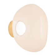 Melt Applique in policarbonato e acciaio placcato oro 30cm - Tom Dixon