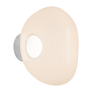 Melt Applique in policarbonato e acciaio argentato 30 cm Tom Dixon