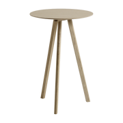 Mesa alta bistro ronde en roble natural 70x105cm CPH 20 2. 0 - Hay