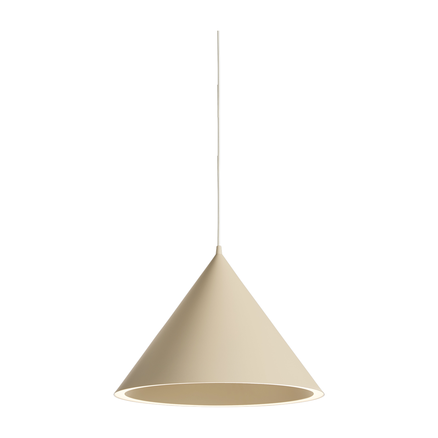 Beige 32cm Lámpara de suspensión Annular - Woud