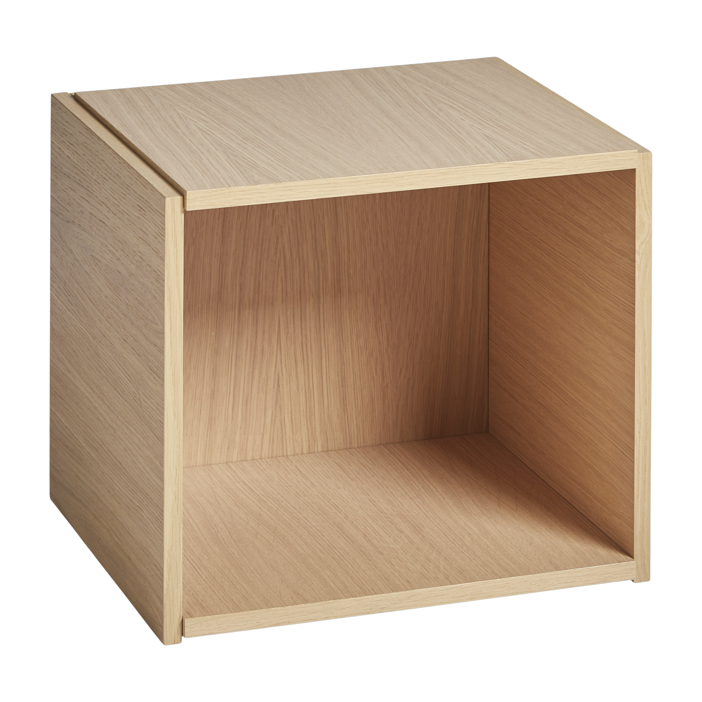 Cube Sistema di archiviazione a giorno in rovere naturale 42x36cm Brick - Woud