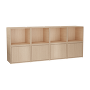 Ensemble de 8 cubos roble natural sistema D 170x36cm Brick - Woud