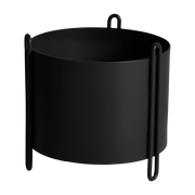 Macetero de metal negro 2litros - Woud