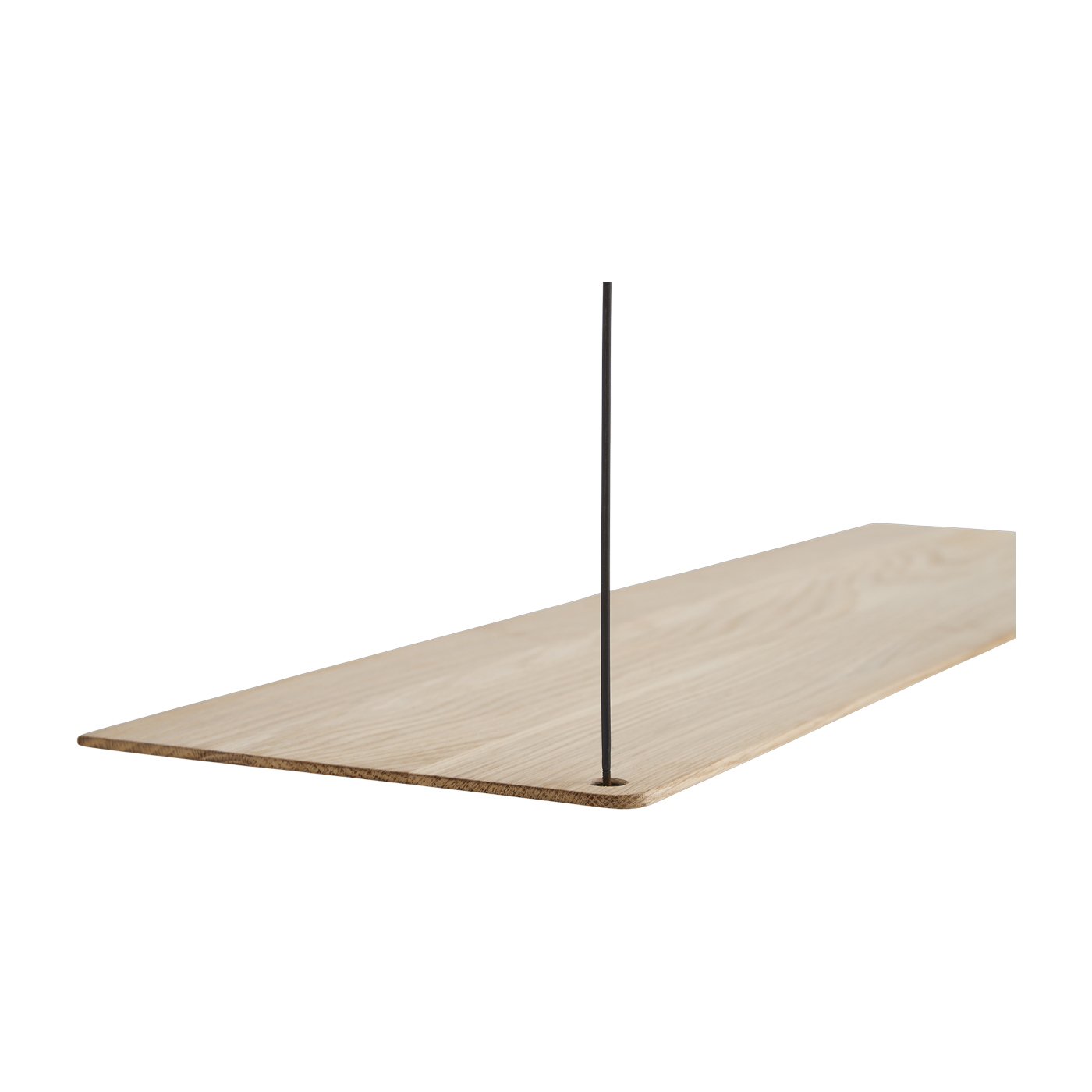 Beistellregal aus Natureiche 80cm Stedge -. Woud