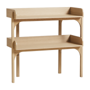 Estantería Utility en roble 84x36x82cm - Woud