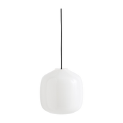 Buoy glass pendant with black cord 20cm - Hay
