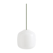 Suspension en verre et cordon souple vert 20cm Buoy - Hay