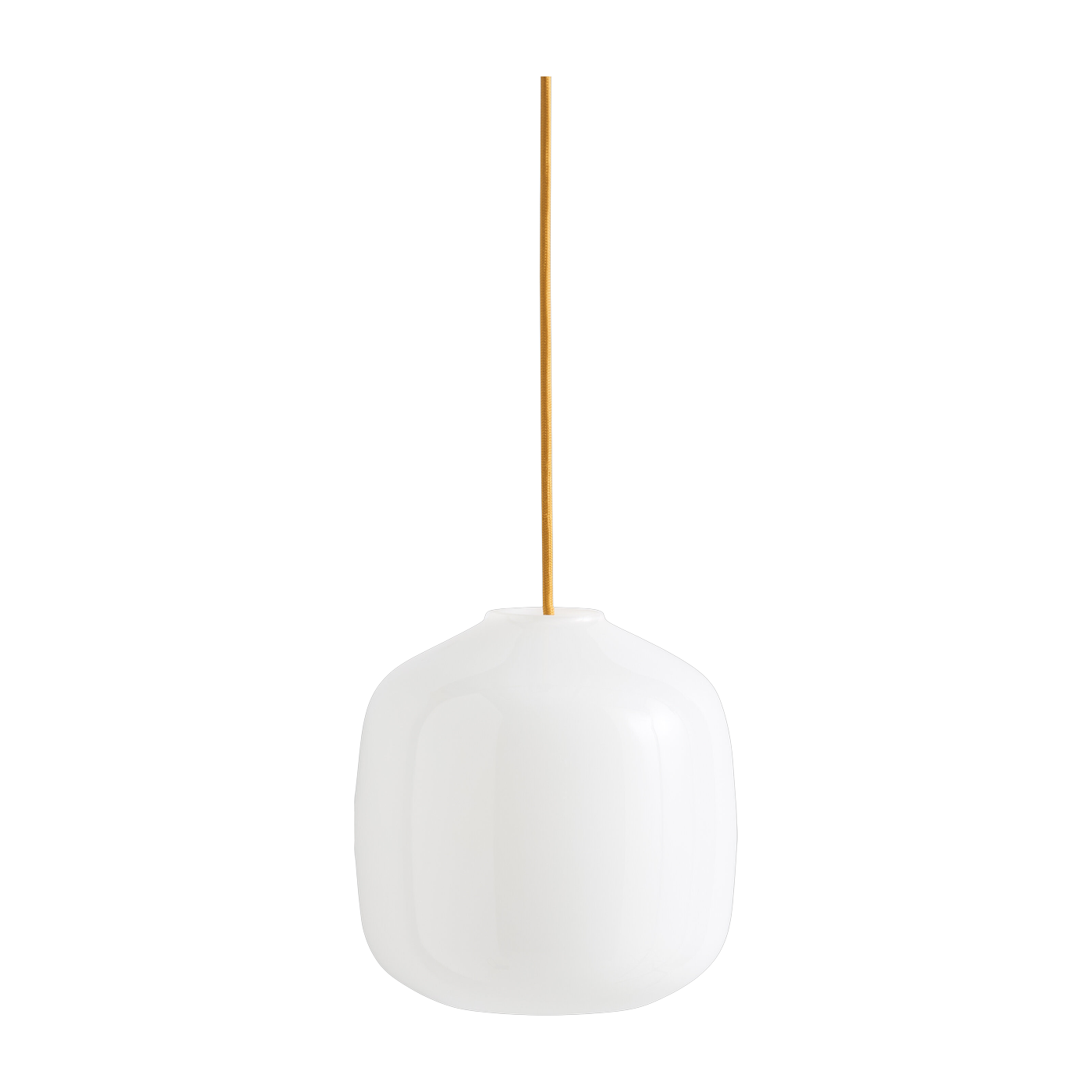 معلقة زجاج وحبل ناعم أصفر 20 سم Buoy - Hay