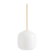 Buoy glass pendant with yellow cord 20cm - Hay