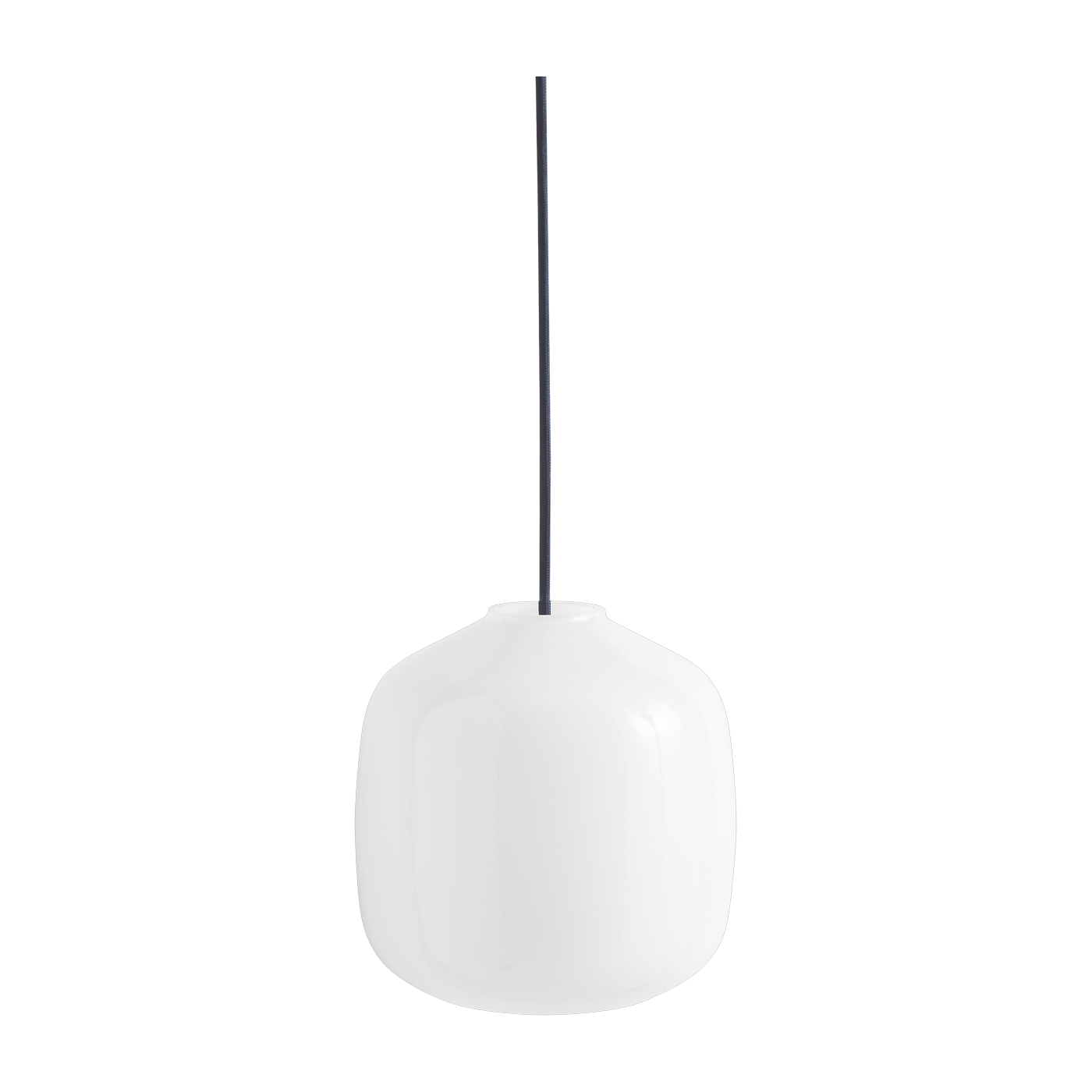 Buoy Lámpara de suspensión de cristal de 20 cm con cable flexible azul - Hay