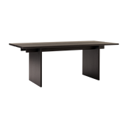 Dark stained oak rectangular dining table 200x95x74cm Ita OS1 - &tradition