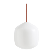 Buoy 30cm glass pendant with red soft cord - Hay
