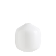 Suspension en verre et cordon souple vert 30cm Buoy - Hay