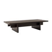 Mesa de centro rectangular de roble teñido oscuro 110x60x25cm Ita OS3 - &tradition