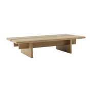 Rectangular oak coffee table 110x60x25cm Ita OS3 - &tradition