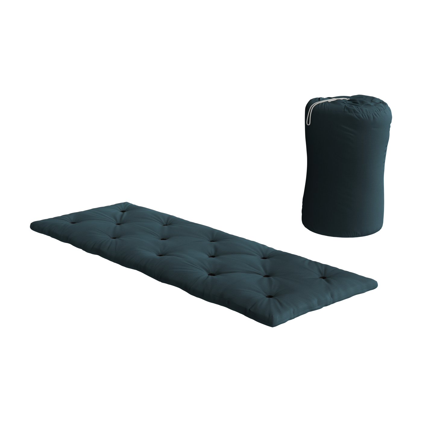 Sac de couchage en coton bleu pétrole 45x70cm Bed in a bag - Karup Design