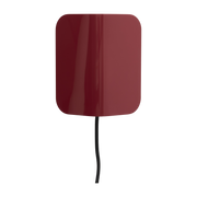 Applique murale en acier bordeaux 13x9x16cm Apex - Hay