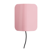 Aplique de acero rosa 13x9x16cm Apex - Hay