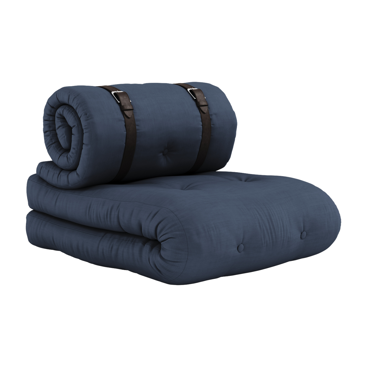 Sessel umwandelbar in ein Tagesbett Baumwolle navy 95x70x60cm Buckle-up -. Karup Design