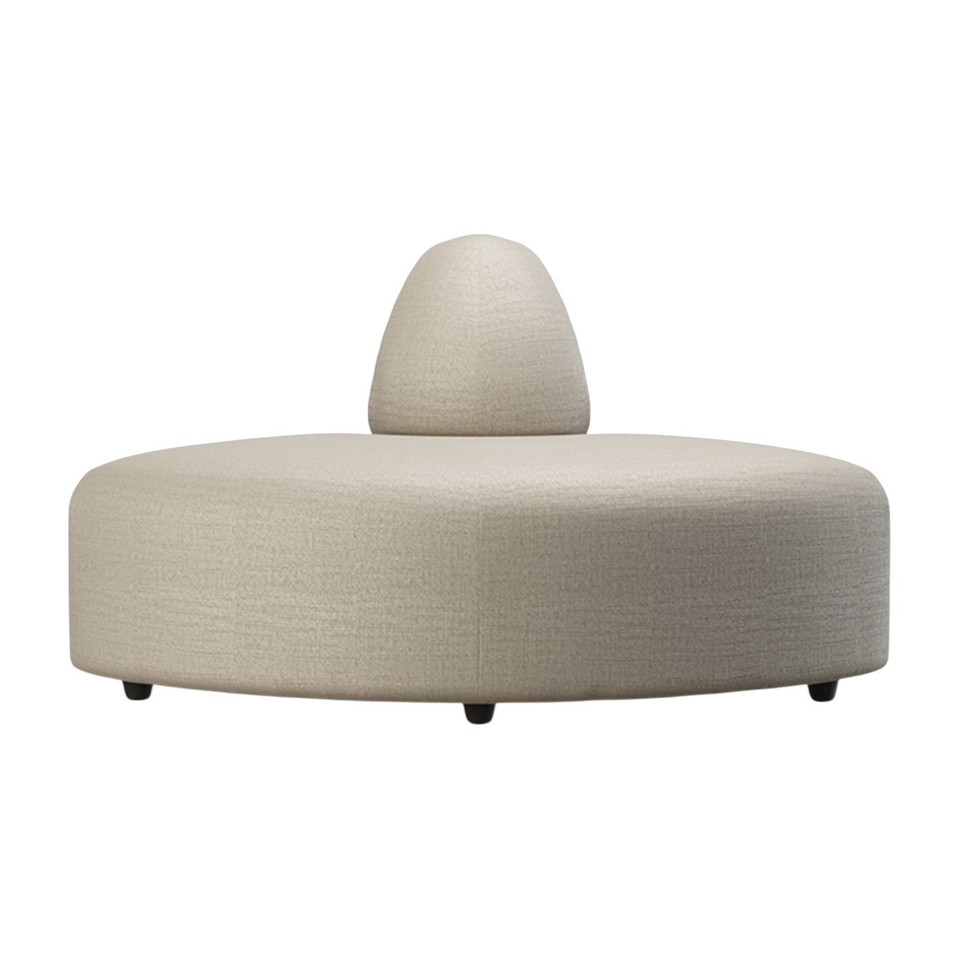 Module arrondi ivoire Jax - Hkliving
