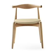 Oiled oak chair with thor 300 leather seat 72. 5cm CH20 - Carl Hansen & Søn