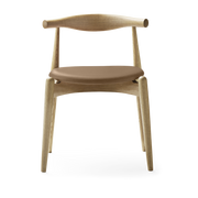 Chaise en chêne huilé et assise en cuir thor 325 72,5cm CH20 - Carl Hansen & Søn