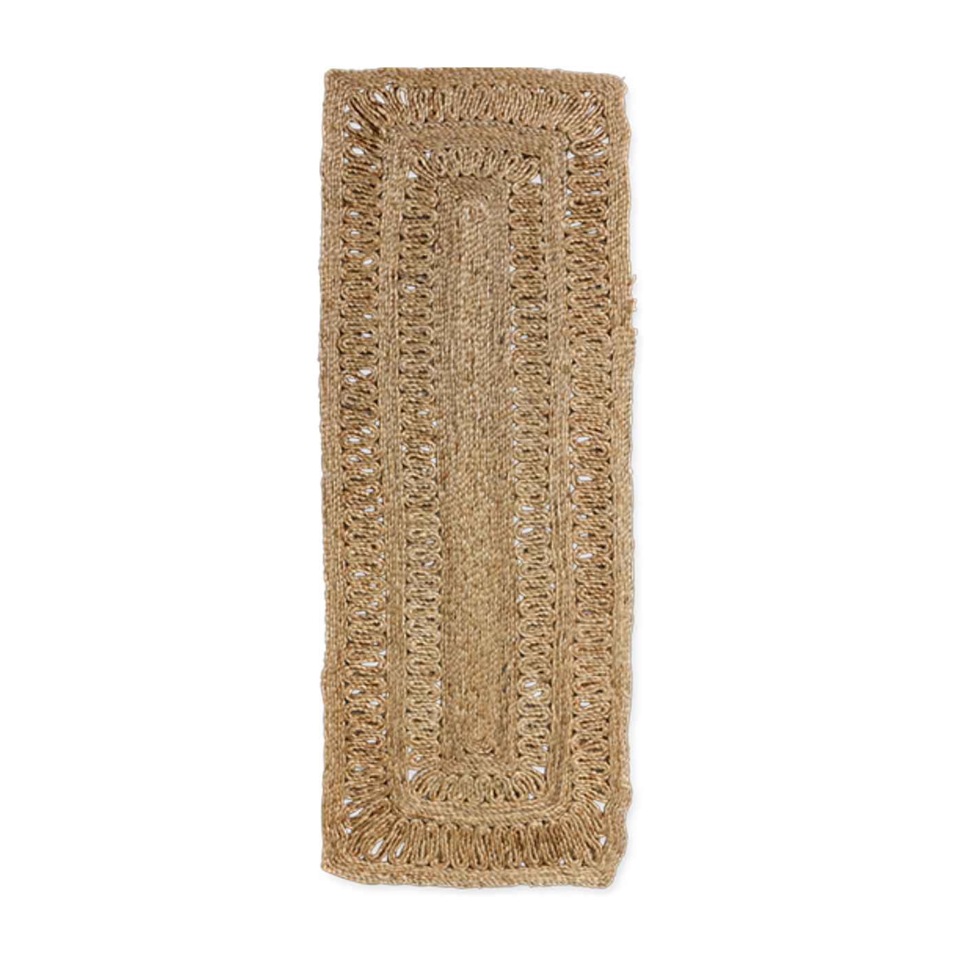 Tapis en jute Soleil Square (70X200Cm) - HKLIVING