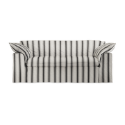 Sofá en tejido rocco rayas cal 204cm Nomad - HKLIVING