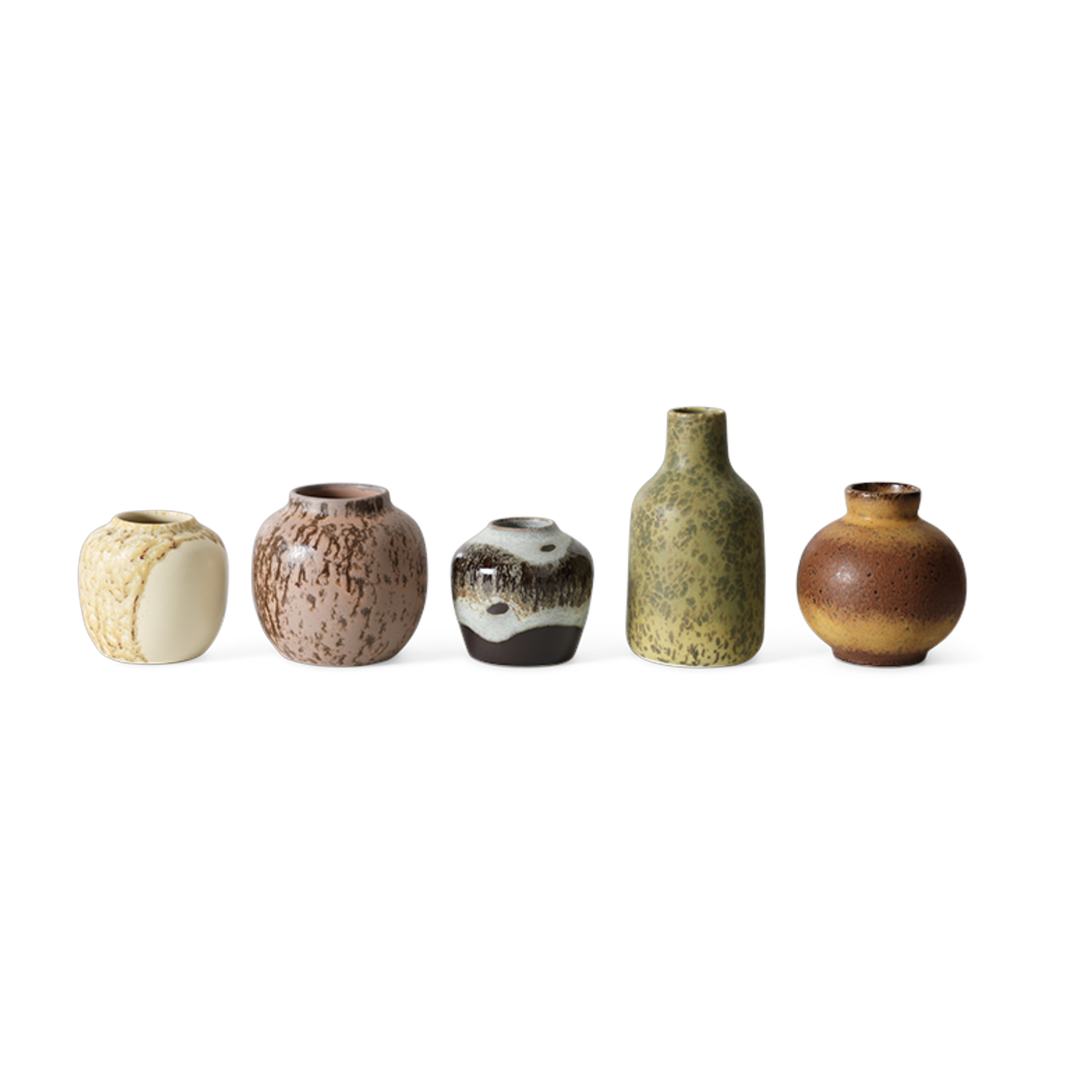 Kleine Vasen Pursuit (5er-Set) - HKLIVING