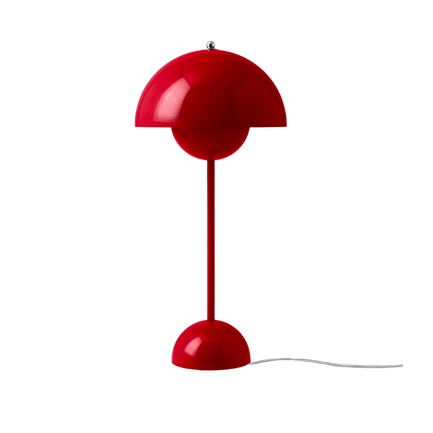 Table lamp vermilion red Flowerpot VP3 - &tradition