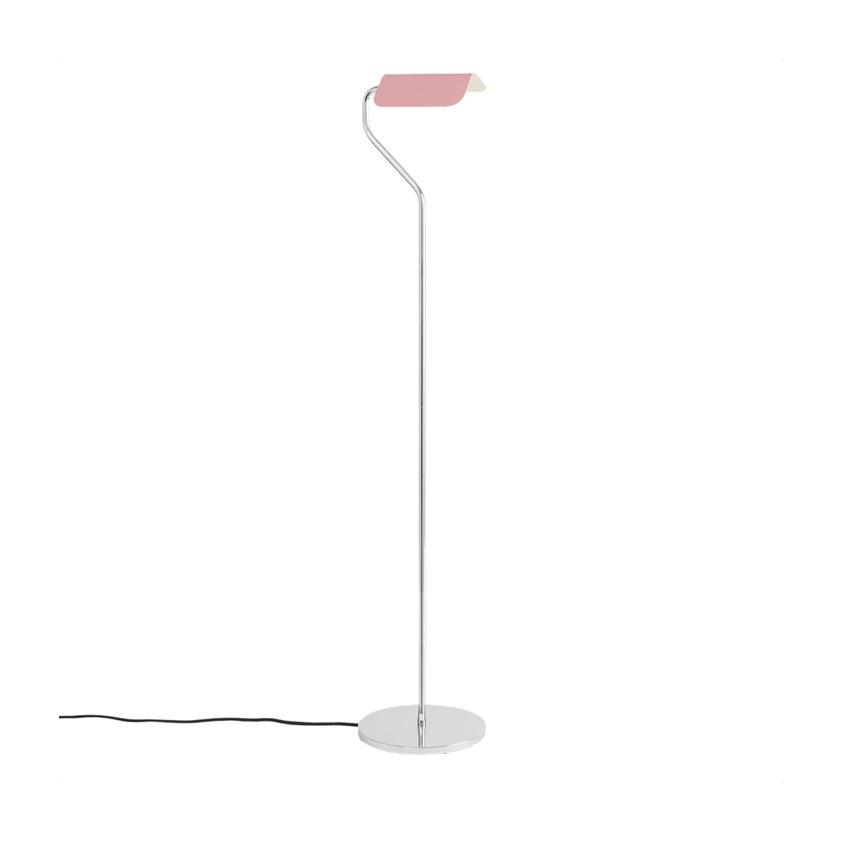 Lampada da terra in acciaio rosa 22x110cm Apex - Hay