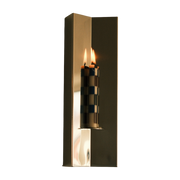 Polished steel wall candleholder mirror effect 40x13x7, 2cm Arrow Candle - Violaine d'Harcourt