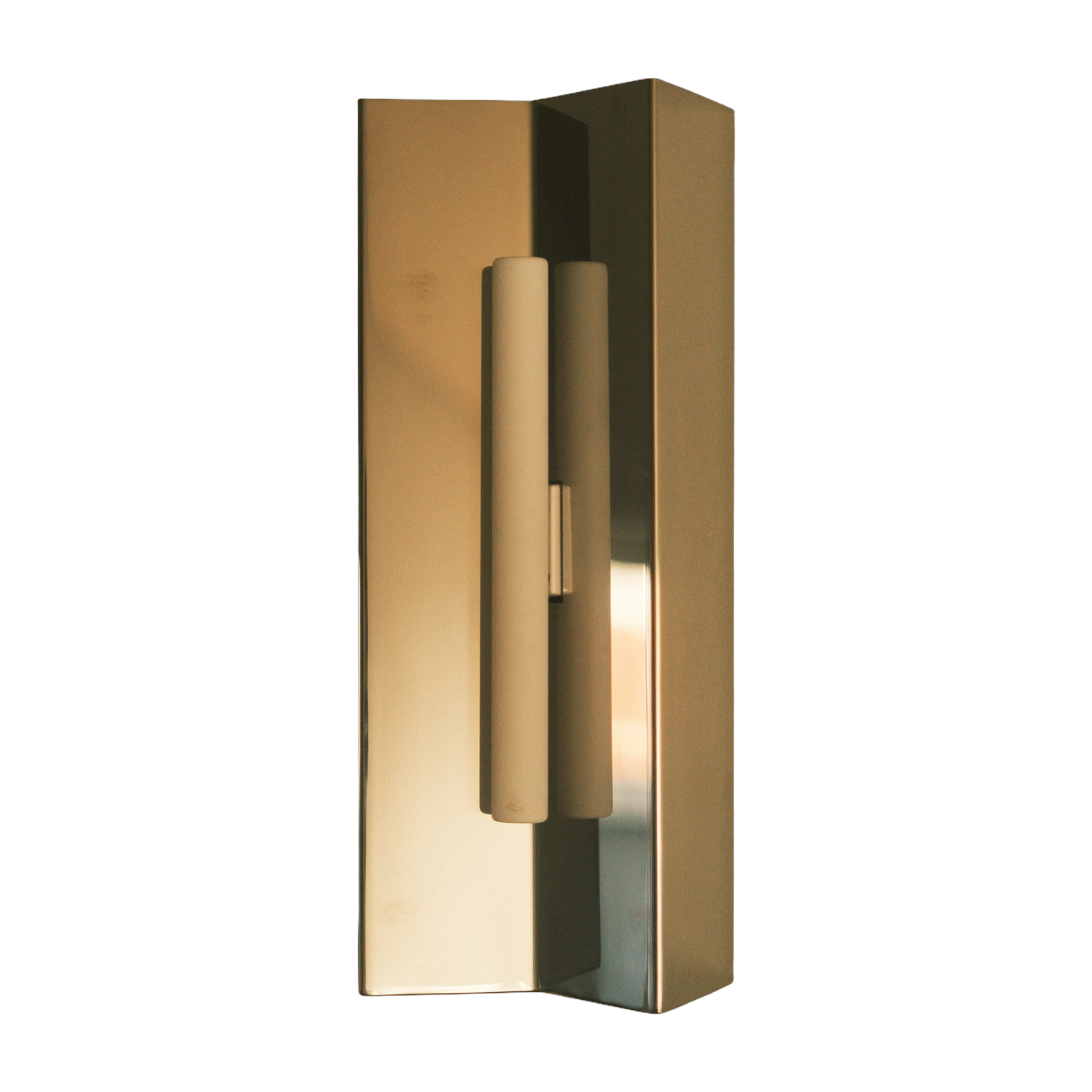 تطبيق جداري بفولاذ مصقول بتأثير مرآة 48x17,5x12cm Arrow - Violaine d'Harcourt