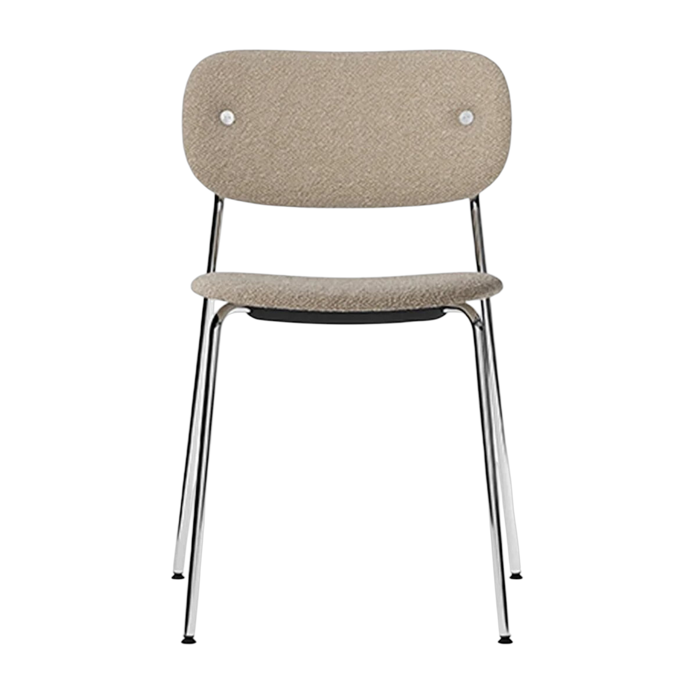 Sedia in alluminio e tessuto naturale 50x52x80cm - Audo