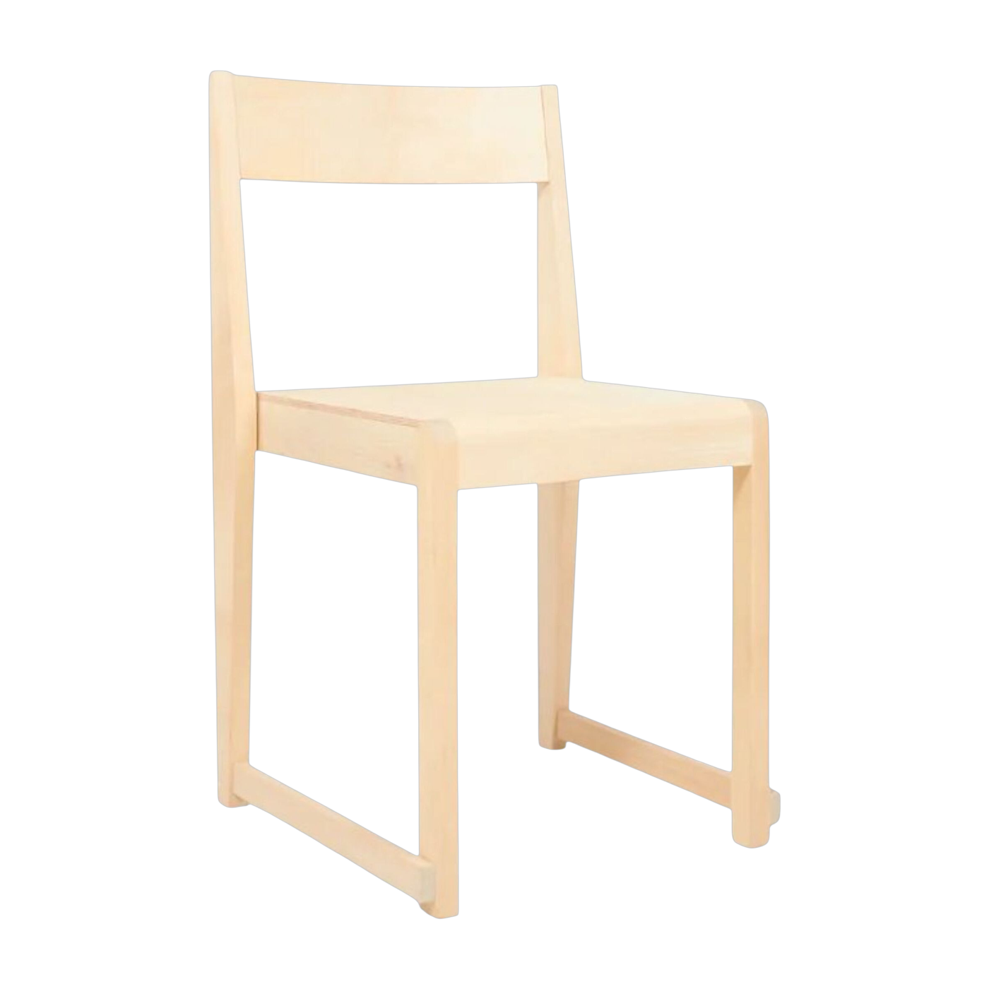 Sedia in multistrato di betulla massiccio 44x45x81cm - Frama