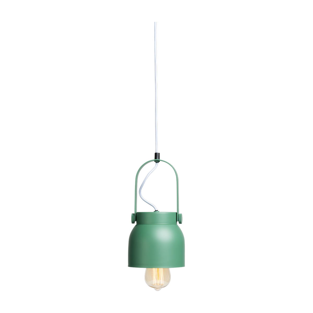 Suspension en acier vert 20cm - Custom Form