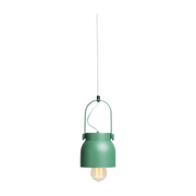 Green steel pendant lamp 20cm - Custom Form