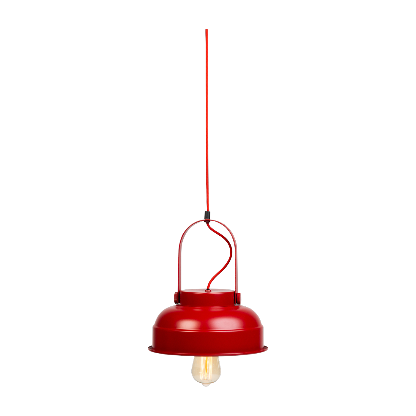 Lyke lámpara colgante de acero rojo 26cm - Custom Form